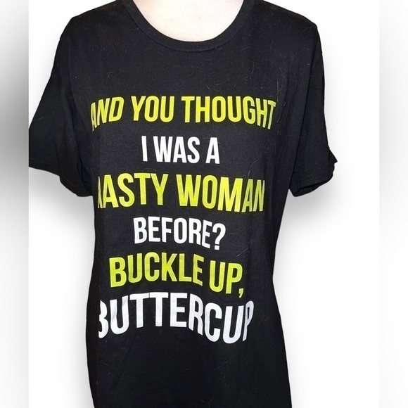 Port and Company Tops - Port and Company Hillary campaign “nasty woman” shirt, never worn!. XL, cotton.